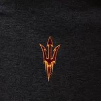 Men's Champion Heathered Black Arizona State Sun Devils Field Day Team Quarter-Zip Jacket