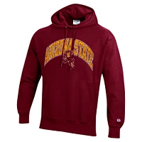 Men's Champion Maroon Arizona State Sun Devils Vault Late Night Reverse Weave Pullover Hoodie
