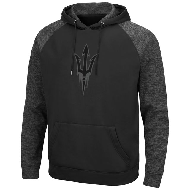 Sweat à capuche raglan ton sur Colosseum Arizona State Sun Devils Blackout 3.0 pour homme