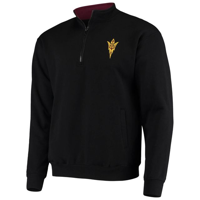 Veste Colosseum Black Arizona State Sun Devils Tortugas Logo Quarter-Zip pour homme