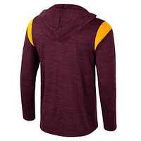 Men's Colosseum Maroon Arizona State Sun Devils Dozer Half-Zip Windshirt