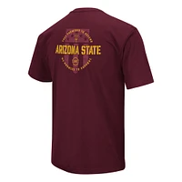 Men's Colosseum Maroon Arizona State Sun Devils OHT Military Appreciation T-Shirt