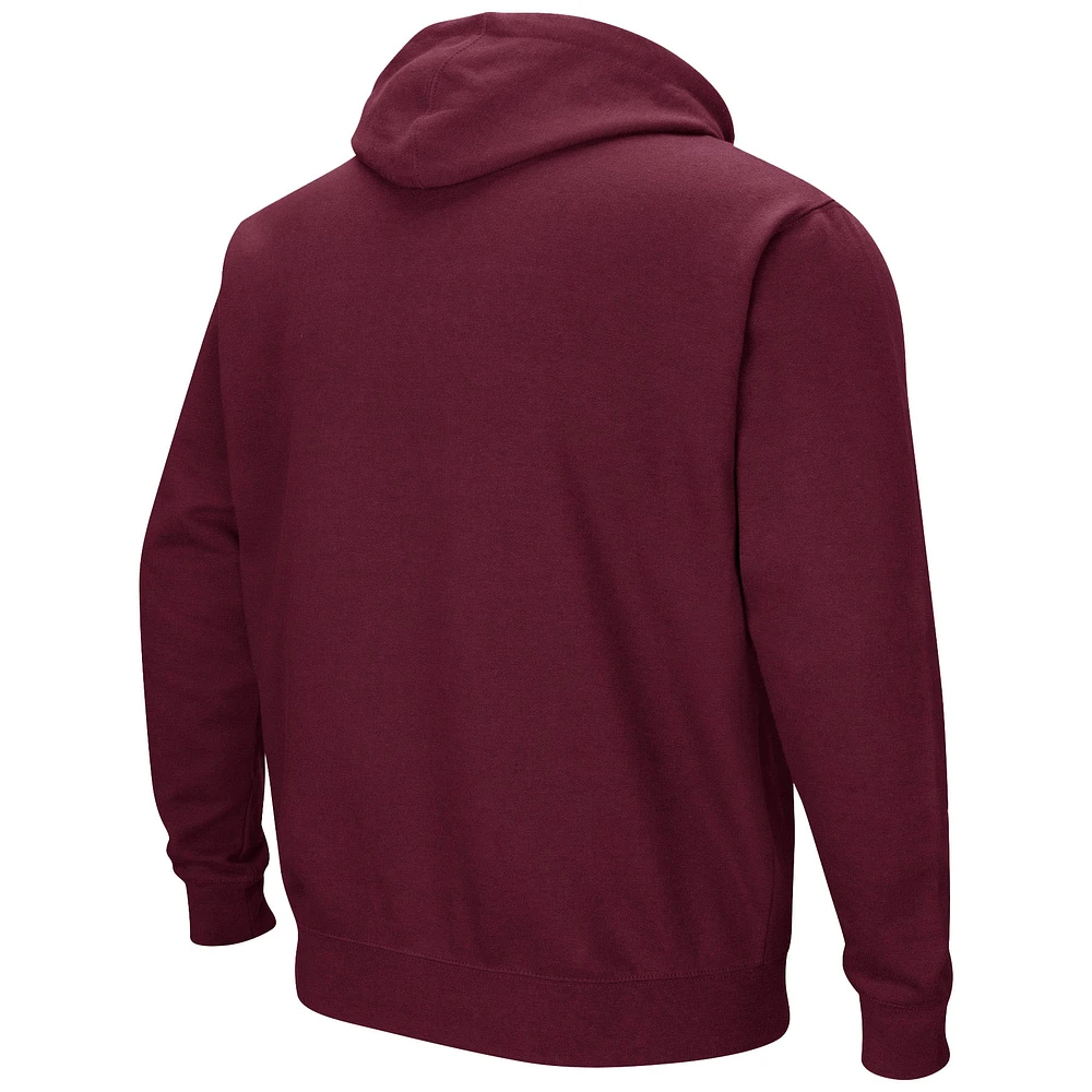 Men's Colosseum Maroon Arizona State Sun Devils Sunrise Pullover Hoodie