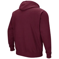 Men's Colosseum Maroon Arizona State Sun Devils Sunrise Pullover Hoodie
