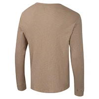 Chemise Henley à manches longues Great Outdoors pour homme Colosseum Tan Arizona State Sun Devils