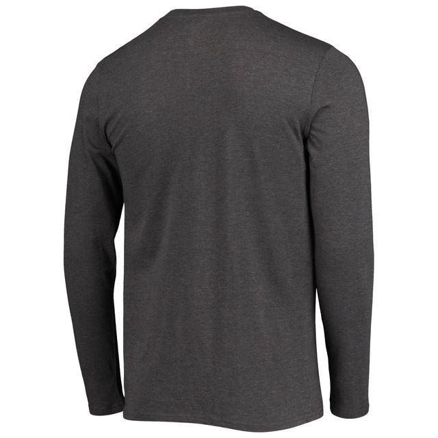 Concepts Sport pour homme Bordeaux/anthracite chiné Arizona State Sun Devils Meter T-shirt à manches longues et pantalon Ensemble de nuit