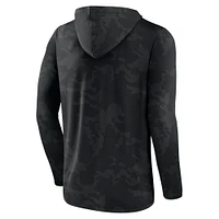 Men's Fanatics  Black Arizona State Sun Devils Camo Hoodie Long Sleeve T-Shirt