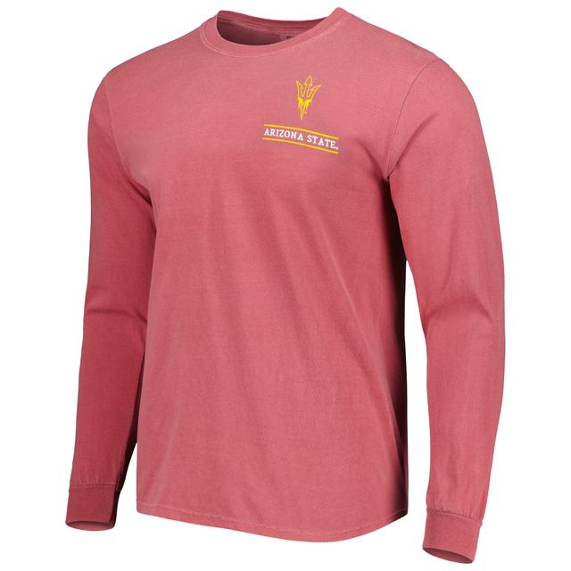 T-shirt à manches longues marron Arizona State Sun Devils Circle Campus pour homme