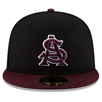 Men's New Era Black/Maroon Arizona State Sun Devils On-Field 59FIFTY Fitted Hat