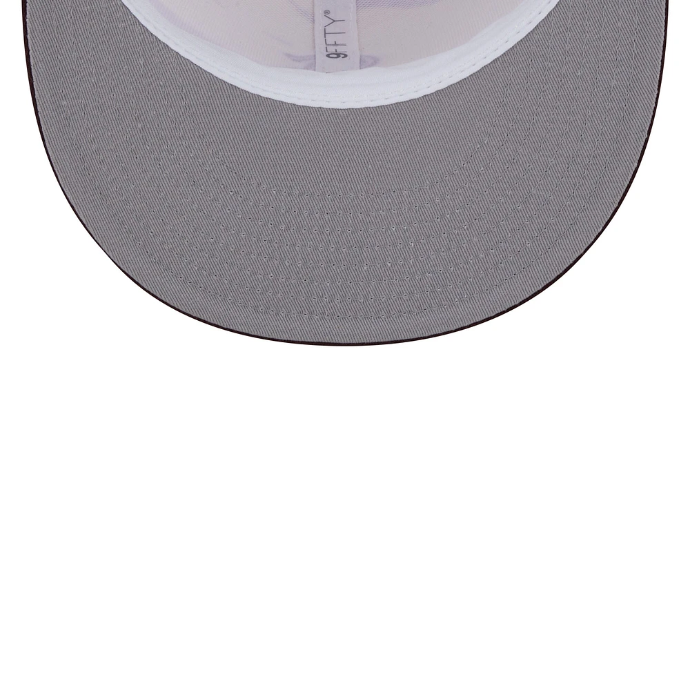 Men's New Era Maroon Arizona State Sun Devils Tear Trucker 9FIFTY Snapback Hat