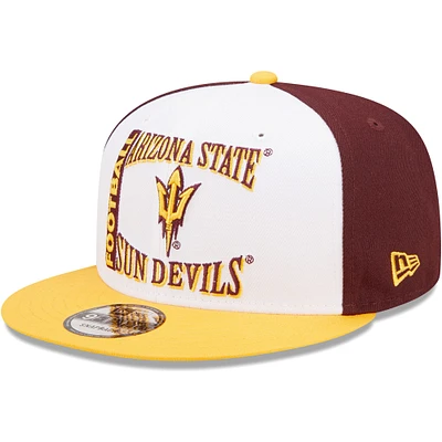 NWE ASU MAROO NCAA NWE F22 Rétro Sport 9FIFTY HATMENSTR
