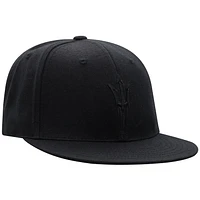 Men's Top of the World Arizona State Sun Devils Black On Fitted Hat