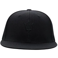 Men's Top of the World Arizona State Sun Devils Black On Fitted Hat