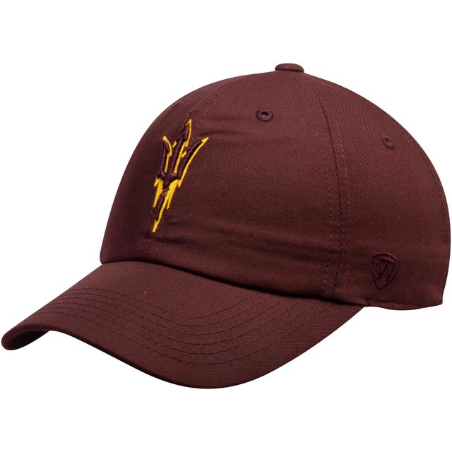 Top of the World Maroon Arizona State Sun Devils Trident Logo Agrafe Casquette ajustable pour hommes