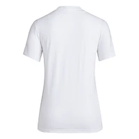 T-shirt adidas blanc pour femme Arizona State Sun Devils 2024 Breast Cancer Awareness Pregame