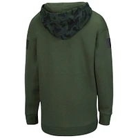 Women's Colosseum Olive/Camo Arizona State Sun Devils OHT Military Appreciation Extraction Chevron Pullover Hoodie