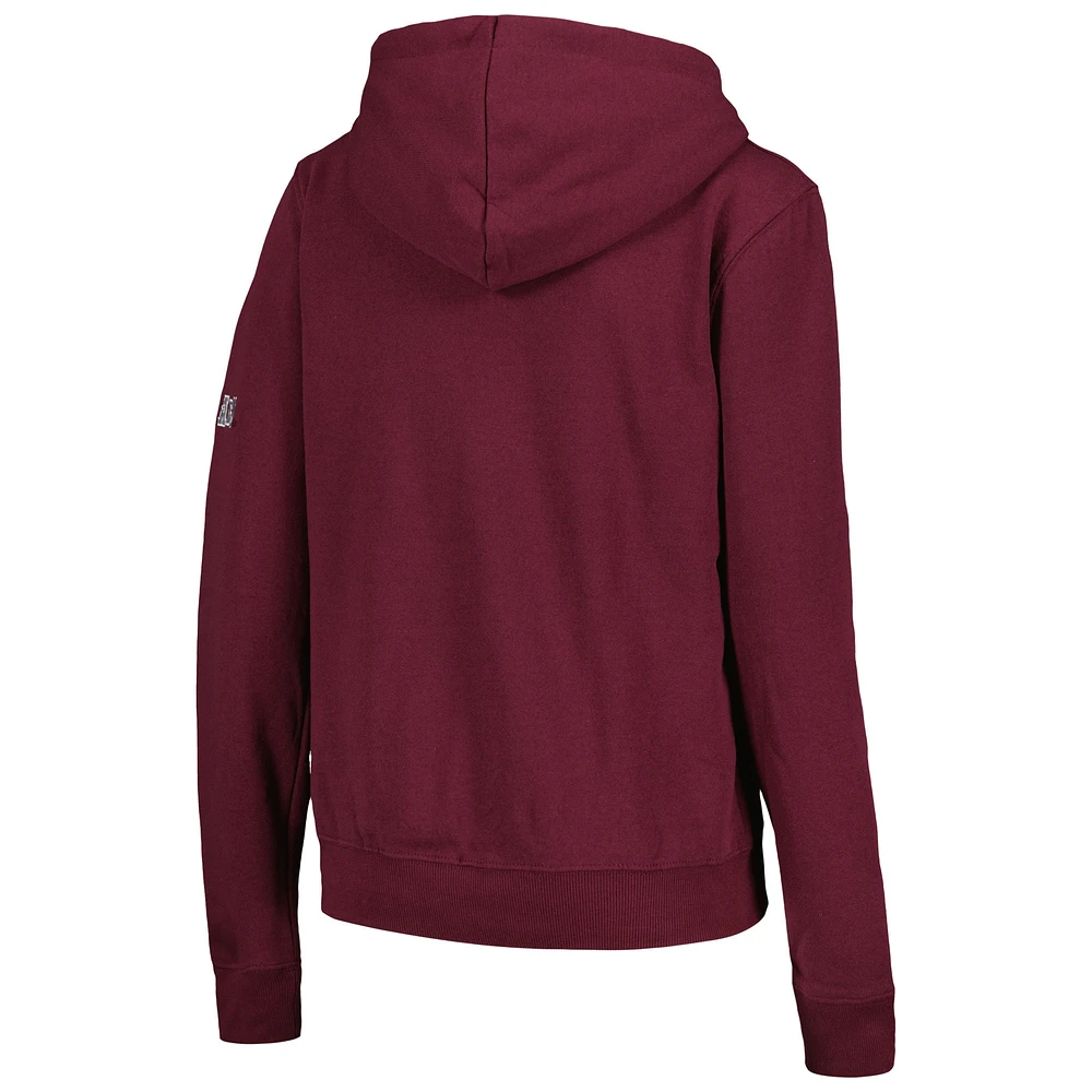 Women's Maroon Arizona State Sun Devils Team Big Logo Pullover Hoodie