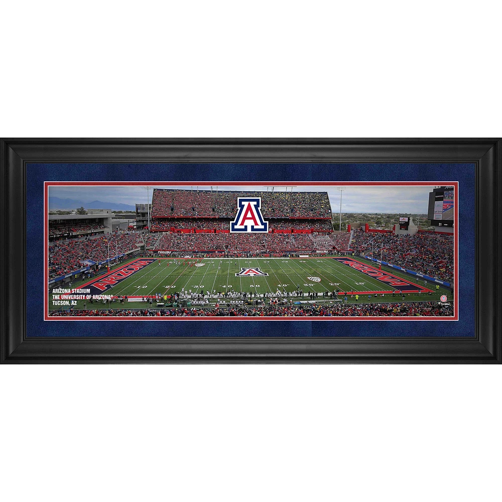 Arizona Wildcats Framed 10" x 30" Arizona Stadium Panoramic Photograph