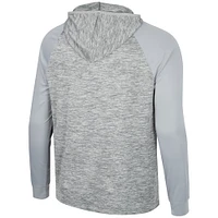 Haut à capuchon Cybernetic Raglan des Wildcats de l'Arizona Colosseum Gray pour homme