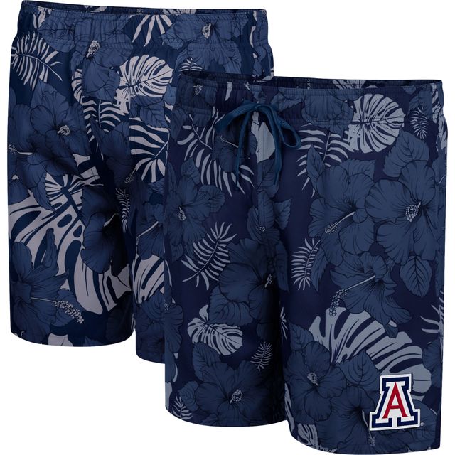 Short de bain Colosseum bleu marine Arizona Wildcats The Dude pour hommes