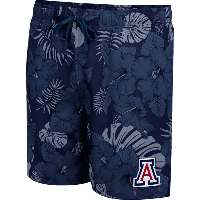 Short de bain Colosseum bleu marine Arizona Wildcats The Dude pour hommes