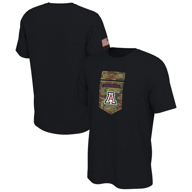 T-shirt Nike Arizona Wildcats Veterans Camo noir pour homme