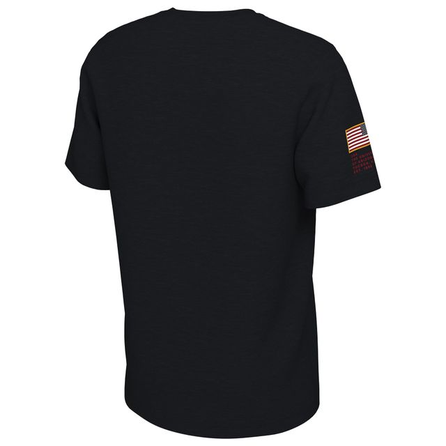 T-shirt Nike Arizona Wildcats Veterans Camo noir pour homme