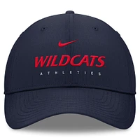Men's Nike Navy Arizona Wildcats 2024/25 On-Field Club Performance Adjustable Hat