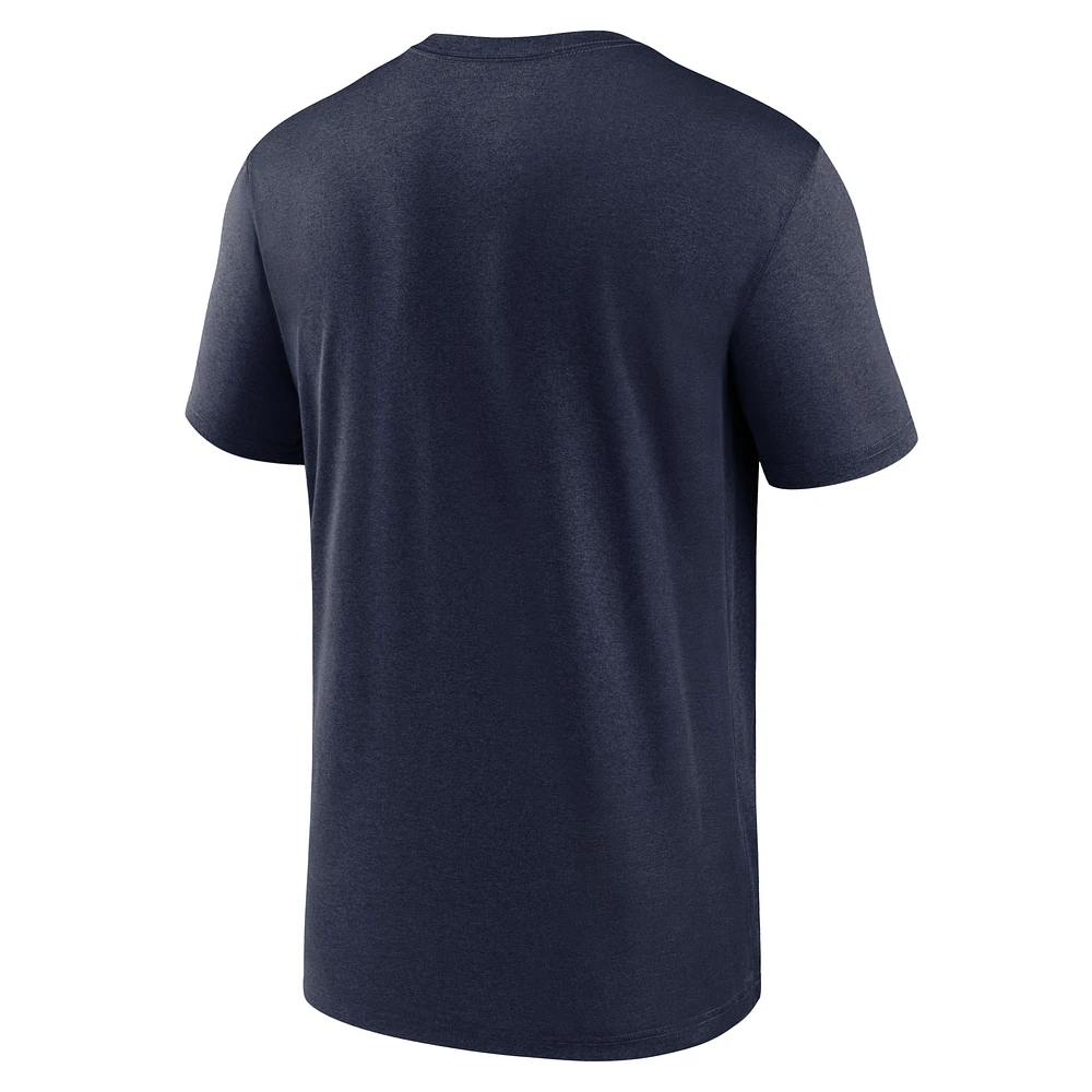 T-shirt Nike Navy Arizona Wildcats pour homme avec logo principal Legend Performance