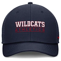 Casquette ajustable Nike bleu marine Arizona Wildcats Rise pour homme