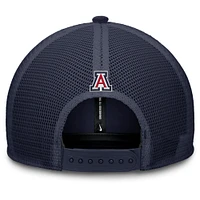 Casquette ajustable Nike bleu marine Arizona Wildcats Rise pour homme