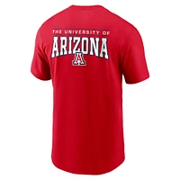 Men's Nike Red Arizona Wildcats 2-Hit T-Shirt