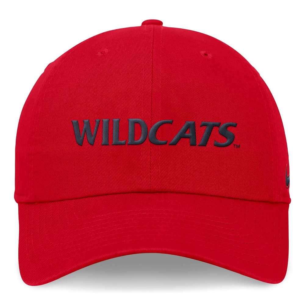 Men's Nike Red Arizona Wildcats 2024 On-Field Club Adjustable Hat