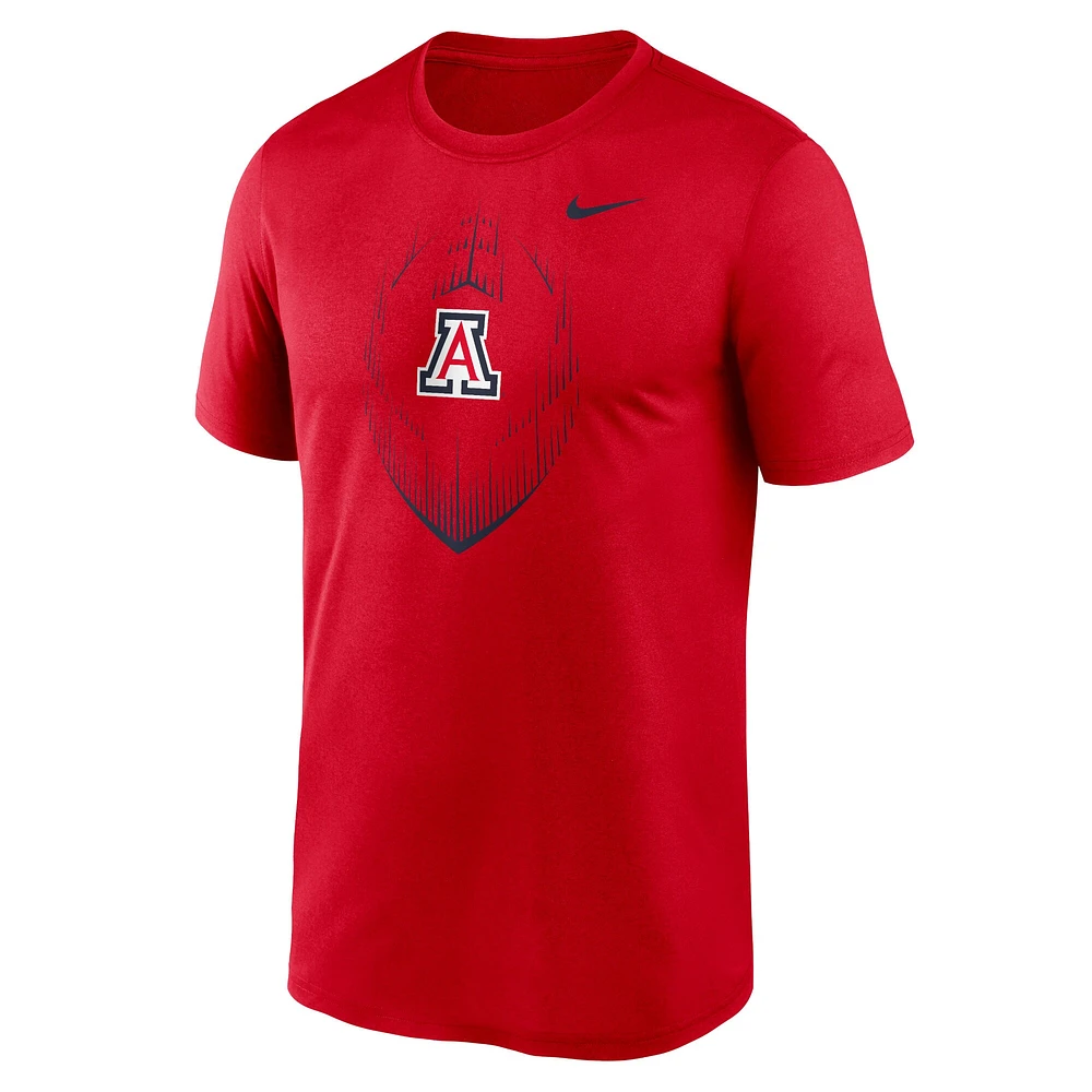 T-shirt Nike rouge Arizona Wildcats Primetime Legend Icon Performance pour homme
