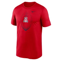 T-shirt Nike rouge Arizona Wildcats Primetime Legend Icon Performance pour homme