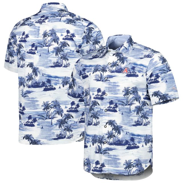 Chemise boutonnée Tommy Bahama Marine pour homme Arizona Wildcats Tropical Horizons