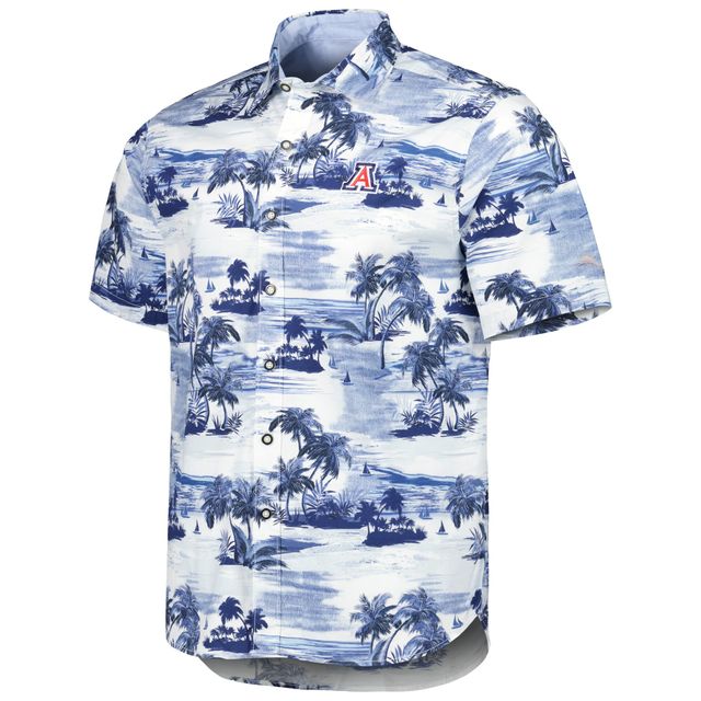 Chemise boutonnée Tommy Bahama Marine pour homme Arizona Wildcats Tropical Horizons