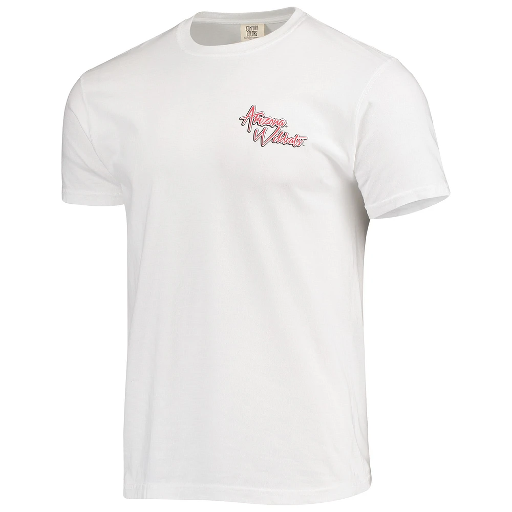 T-shirt bandana mascotte des Wildcats de l'Arizona blanc pour homme