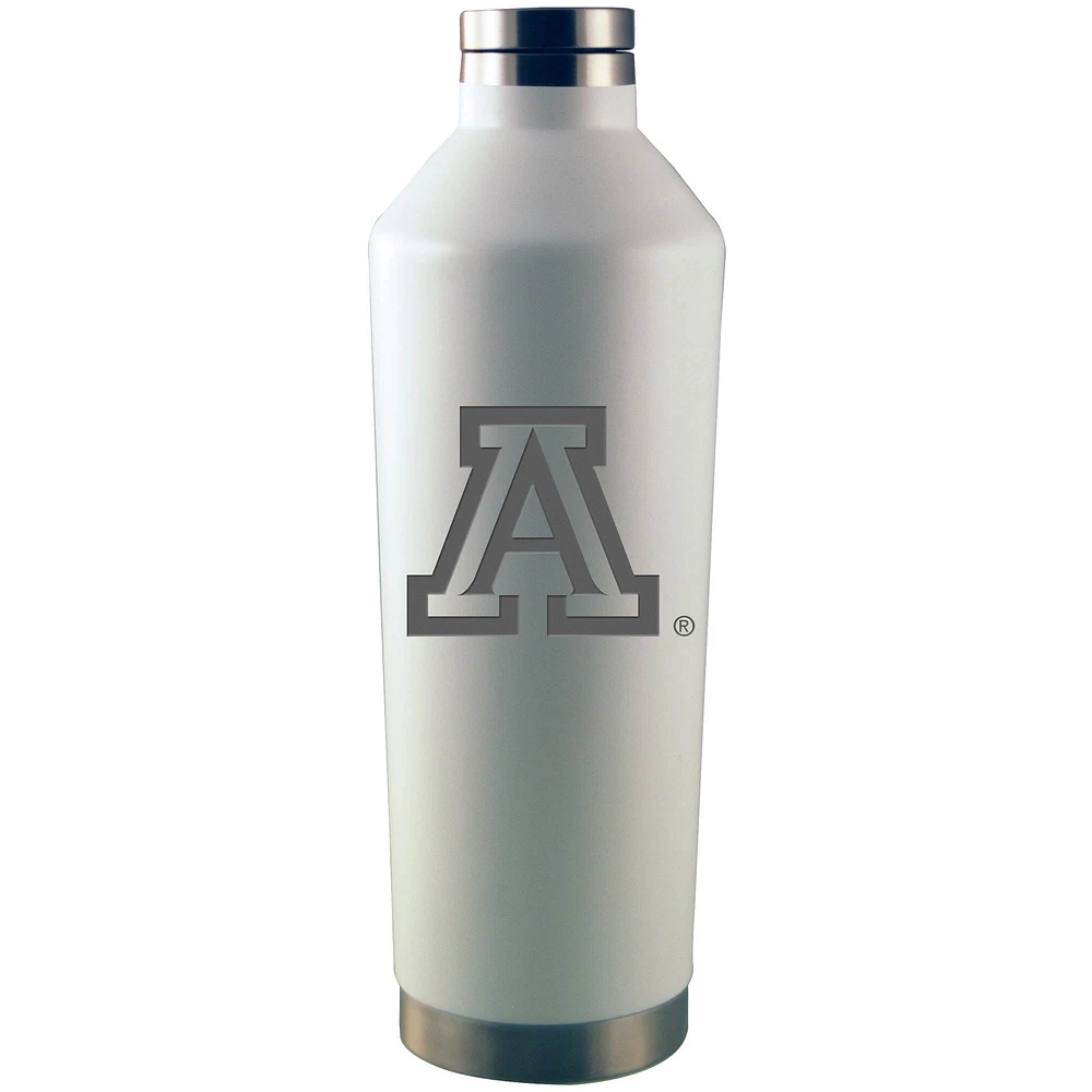 Chats sauvages de l'Arizona blanc 26 oz. Gourde Logo Primaire