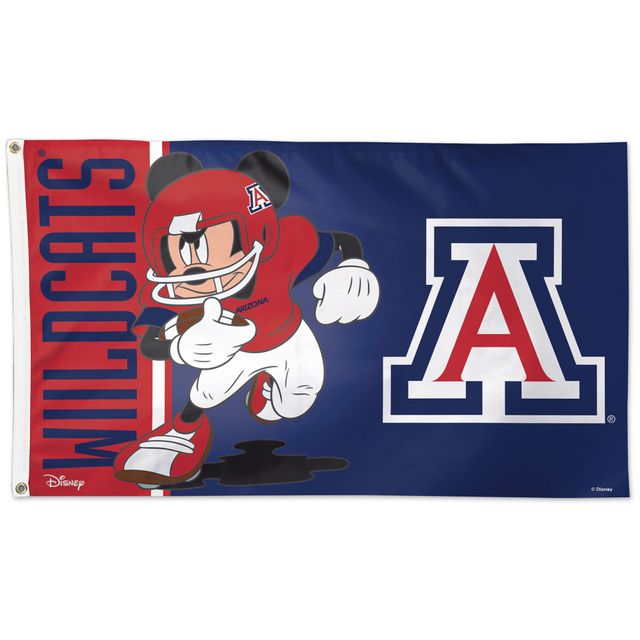WinCraft Arizona Wildcats Drapeau unilatéral Disney 3 pi x 5 pi
