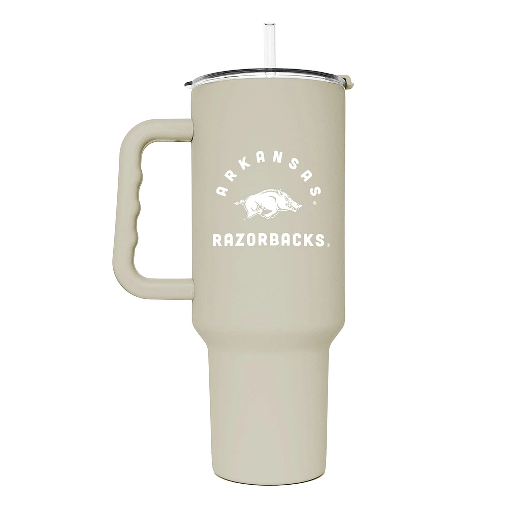 Arkansas Razorbacks 40oz. Gobelet Sable Soft Touch