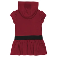 Girls Toddler Crimson Arkansas Razorbacks Team Love French Terry Hoodie Dress