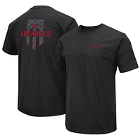 Men's Colosseum Black Arkansas Razorbacks OHT Military Appreciation T-Shirt