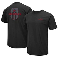 Men's Colosseum Black Arkansas Razorbacks OHT Military Appreciation T-Shirt