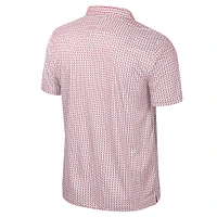 Men's Colosseum Cardinal Arkansas Razorbacks Big & Tall Marty Rival Polo