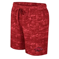Men's Colosseum Cardinal Arkansas Razorbacks Ozark Swim Shorts