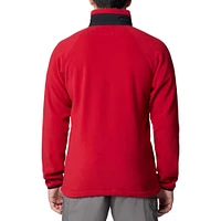 Men's Columbia  Cardinal Arkansas Razorbacks Flanker IV Fleece Raglan Full-Zip Jacket