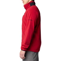 Men's Columbia  Cardinal Arkansas Razorbacks Flanker IV Fleece Raglan Full-Zip Jacket
