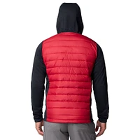 Men's Columbia  Red Arkansas Razorbacks Out-Shield Hybrid Full-Zip Hoodie Jacket