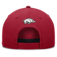 Men's Fanatics Cardinal Arkansas Razorbacks Foul Ball Rope Adjustable Hat